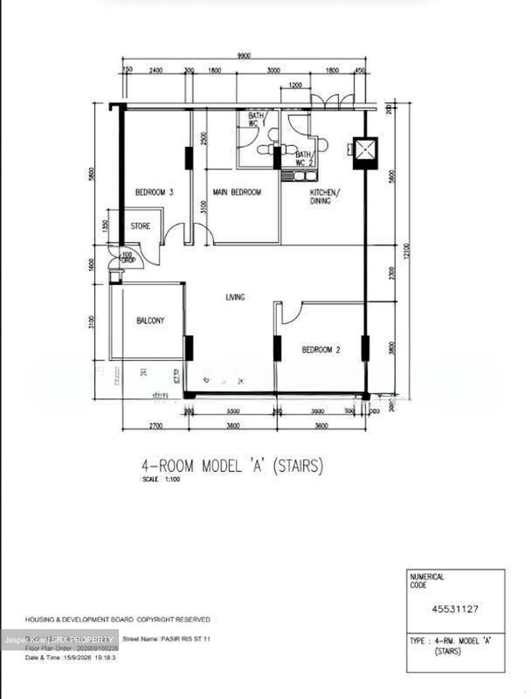 Blk 124 Pasir Ris Street 11 (Pasir Ris), HDB 4 Rooms #618702271